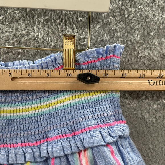 Vineyard Vines Womens Beachy Stripe Smocked Tiered Skirt Small - Picture 6 of 8